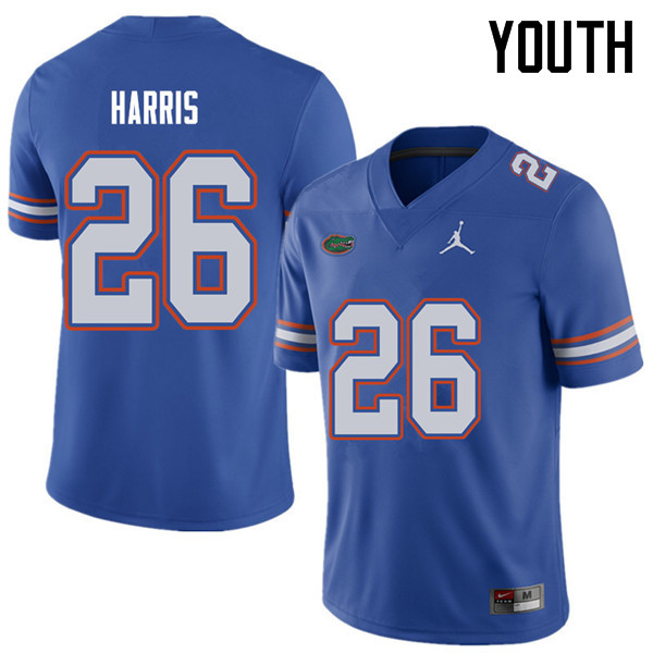 Jordan Brand Youth #26 Marcell Harris Florida Gators College Football Jerseys Sale-Royal